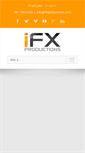 Mobile Screenshot of ifxproductions.com